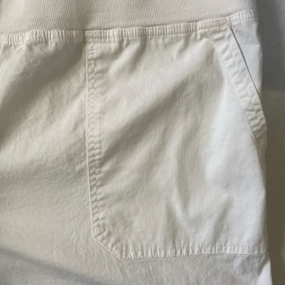 Chaps Women's White Cotton Drawstring Waist Capri Pants. Sz 3X - Picture 9 of 15